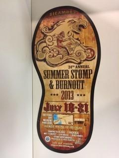 Sicamous Summer Stomp & Burnout 2013 Poster.