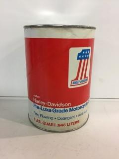 1 Quart of Harley Davidson Pre-Luxe Grade Motorcycle Oil.