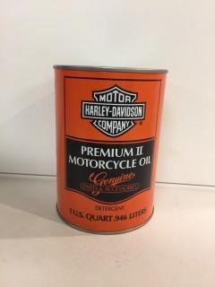 1 Quart of Harley Davidson API-SF Premium II Motorcycle Oil.