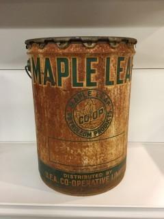 Maple Leaf Petroleum Products 5 Gallon Pail.