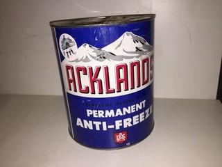 Acklands Antifreeze Can.