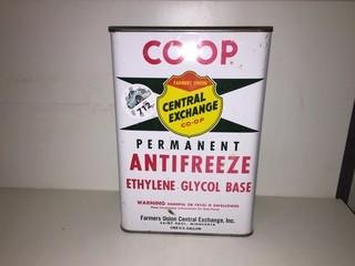 Co-Op Antifreeze Can.