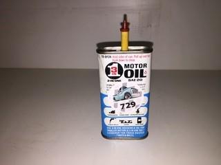 3-In-One Motor Oil Can.