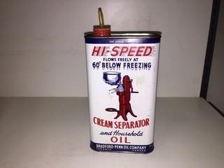 Hi-Speed Oil Can.