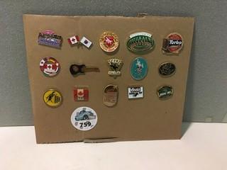 (15) Assorted Pins.