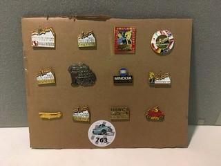 (12) Assorted Pins.