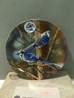 "The Blue Jay" Collector's Plate.