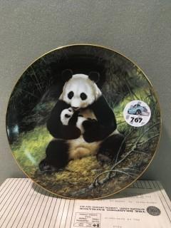 "The Panda" Collector's Plate.