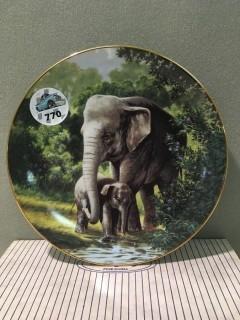 "The Asian Elephant" Collector's Plate.