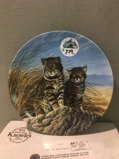 "The Pampas Cat" Collector's Plate.