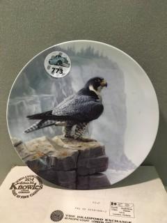 "The Peregrine Falcon" Collector's Plate.