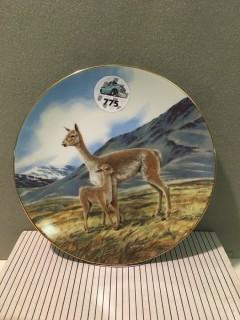 "The Vicuna" Collector's Plate.