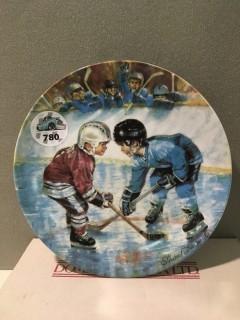 "The Face-Off" Collector's Plate.