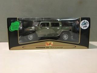 Maisto Hummer H2 SUT Concept Diecast Model, 1:18 Scale.