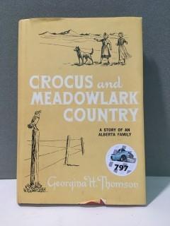 Crocus And Meadowlark Country By Georgina H. Thomson.