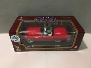 Road Legends 1955 Ford Thunderbird Diecast Model, 1:18 Scale.