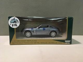 Motor Max Chrysler Crossfire Diecast Model, 1:24 Scale.