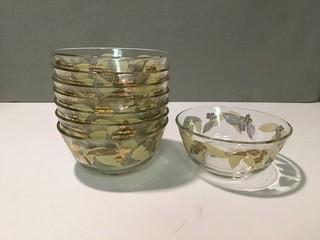 (9) Piece Glass Bowl Set.