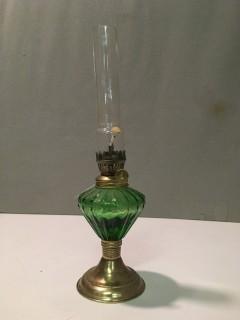 Oil Lamp, 12"H.