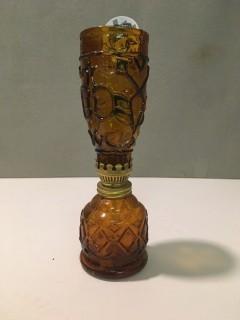 Oil Lamp, 8-1/2"H.