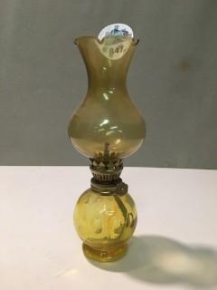 Oil Lamp, 8-1/2"H.