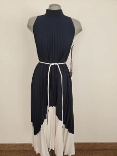 Iris Setlakwe Soft Crinkle Block Pleate Dress S20CC5671