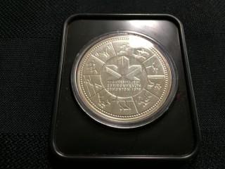 1978 Edmonton XI Commonwealth Games Silver Dollar.