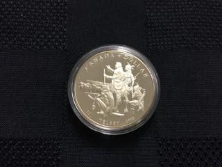 1690-1990 Kelsey Canadian Silver Dollar.