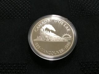 1886-1986 Vancouver Canadian Silver Dollar.