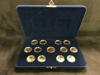 1867-1992 Silver Quarter Proof Set.