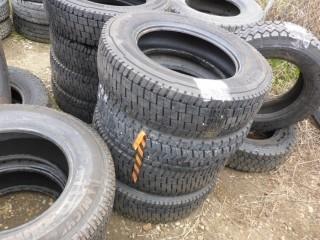 Qty Of (4) Continental Conti Hybrid HD3 225/70 R19.5 Tires