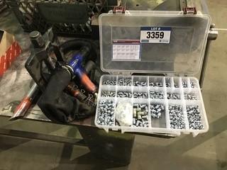 Lot of Blue Point Pneumatic Vacuum and Grease Nipples, etc.