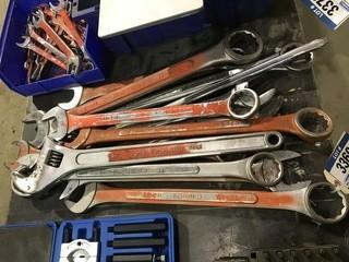 Lot of Asst. Combination and Crescent Wrenches