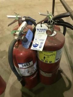 Lot of (4) ABC Fire Extinguishers