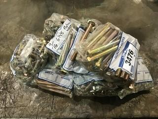 Lot of Asst. 9/16" Bolts, Nuts, Washers, etc.