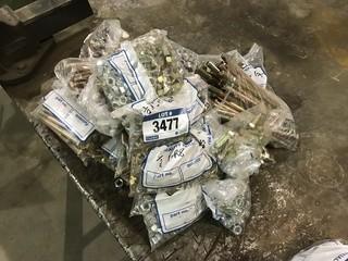 Lot of Asst. 1/2" Bolts, Nuts, Washers, etc.