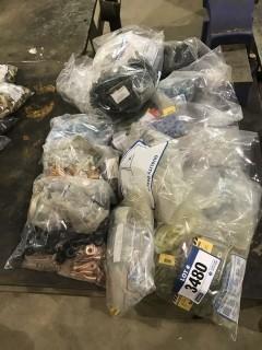 Lot of Asst. Electrical Connectors, Shrink Rings, Electrical Hardware, etc.