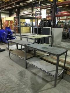 Lot of (6) Sections of Parts Racking