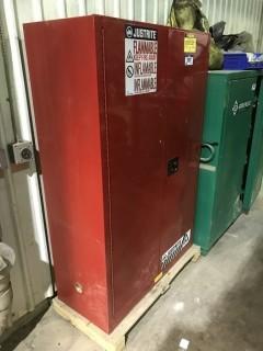 Justrite Flammable Storage Cabinet w/ Asst. Contents