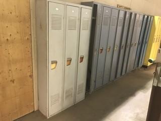 Lot of (16) Full Door Lockers