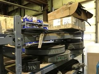 Contents of (1) Section of Parts Shelving Including Asst. Weather Stripping, Gaskets, etc.