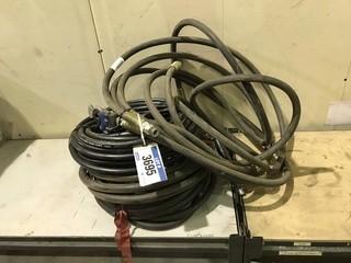 Lot of High Pressure Water Hose, Airline w/ Gladhands, etc.