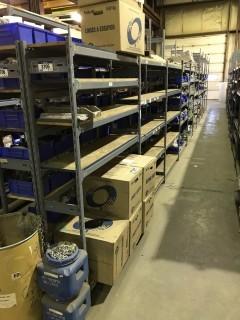 Lot of (10) Sections of EZ-Rect Shelving