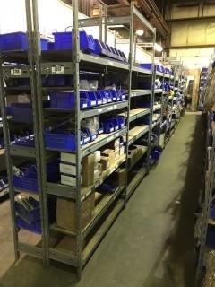 Lot of (10) Sections of EZ-Rect Shelving