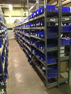 Lot of (10) Sections of EZ-Rect Shelving