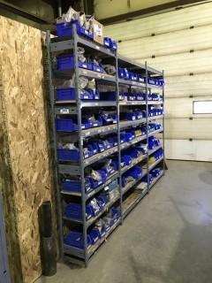 Lot of (5) Sections of EZ-Rect Shelving