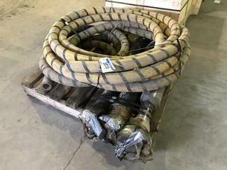 Pallet of High Pressure 600PSI Airline and (3) Asst. Drive Shaft