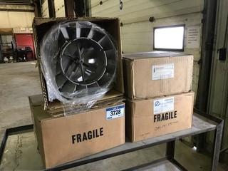 Lot of (4) Boxes of Air Precleaner Cooling Fans