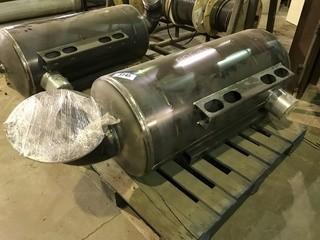 Industrial Exhaust Vac Truck Intake Muffler