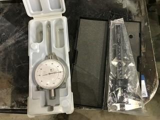 Lot of Digital Caliper and Dial Indicator